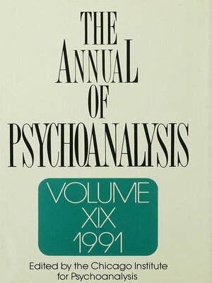 cover image of The Annual of Psychoanalysis, V. 19